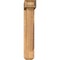 Ekena Millwork Traditional Craftsman Smooth Bracket w/ Offset Brace, Western Red Cedar, 5 1/2"W x 22"D x 30"H BKT0604X22X30TRA04SWR - alternate 2
